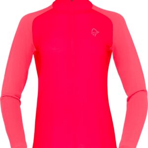 Femund PureUll Zip Neck W Watermelon