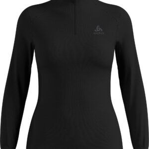 BL Top Turtle Neck LS Half Zip Active Warm Eco W Black