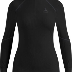 BL Top Turtle Neck LS Half Zip Active X-Warm Eco W Black