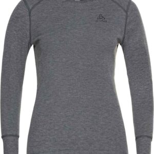 BL Top Crew Neck LS Active Warm Eco W Steel Grey Melange