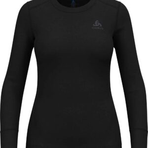 BL Top Crew Neck LS Merino 200 W Black