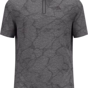 Ascent Chill-Tec Polo Shirt SS Black Melange