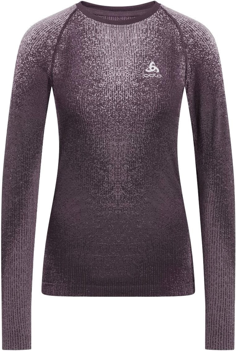 BL Top Crew Neck LS Performance Warm W Blackcomb Gray Ridge