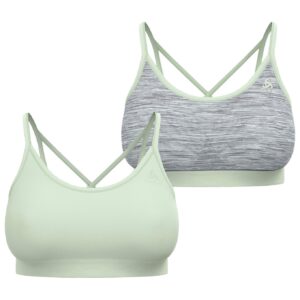 Seamless Low Sport Bra W Ambrosia - Grey Melange