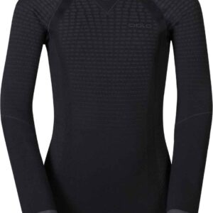 BL Top Crew Neck LS Performance Warm Kids Black/Graphite Grey