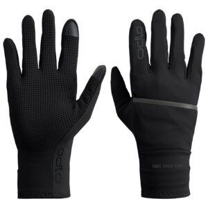 Gloves Full Finger Windproof Light Black