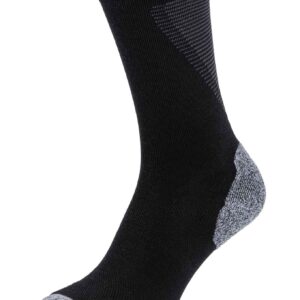 Socks Crew Active Warm Running Black