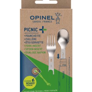 Cuillère/fourchette/étui Picnic Plus