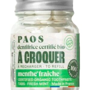 Dentifrice à Croquer Bio - Menthe Fraîche (100 pastilles)