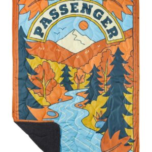 Cabin Recycled Sherpa Blanket Retro Orange