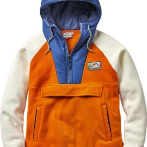 Alexander Recycled Polar Hooded Fleece W Sunrise Orange