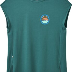 Chase The Light Active T-Shirt W Deep Ocean