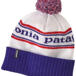 Powder Town Beanie Park Stripe: Viking Blue