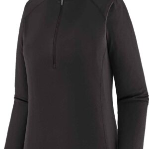 W's Cap MW Zip Neck Black