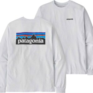 M's L/S P-6 Logo Responsibili-Tee White