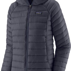 W's Down Sweater Hoody Smolder Blue