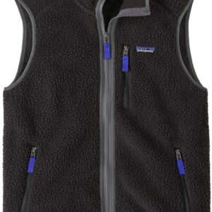 M's Retro Pile Vest Black w/Forge Grey