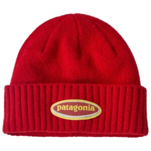 Brodeo Beanie Oval Logo: Amanita Red