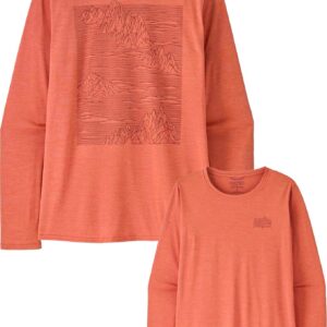 W's L/S Cap Cool Daily Graphic Shirt Strataspire: Moment Pink X-Dye