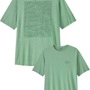 M's Cap Cool Daily Graphic Shirt Strataspire: Ellwood Green X-Dye