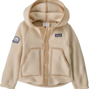 Baby Retro Pile Jkt Live Simply Whale Patch: Dark Natural