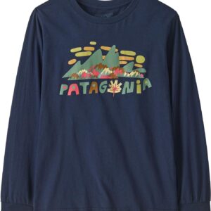 K's L/S Graphic T-Shirt Fitz Roy Foliage: New Navy