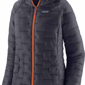 W's Micro Puff Hoody Smolder Blue w/P6 Blue