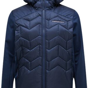 M Elevate Liner Hybrid Hood Jacket Blue Shadow