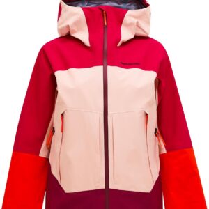 W Vislight Gore-Tex C-Knit 3L Jacket Tech Burgundy Peach Fuzz