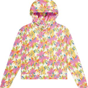 Neris Crop Hood Alstro Print