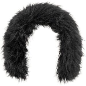 Trim Fake Fur Band Black