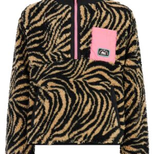 Prtdenica Jr 1/4 Zip Active Top Bamboo Beige