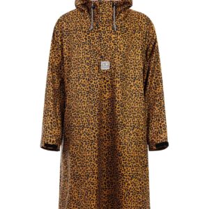 Prtlaugh Rain Poncho Fudge Camel