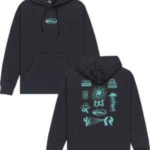 Salt Water Graphic Hoodie Black