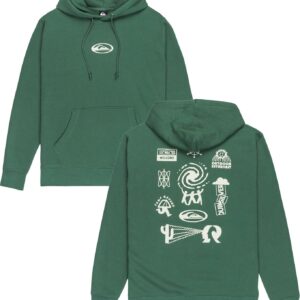 Salt Water Graphic Hoodie Trekking Green