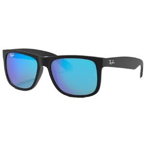 Justin Classic Matte Rubber Black Blue Mirror