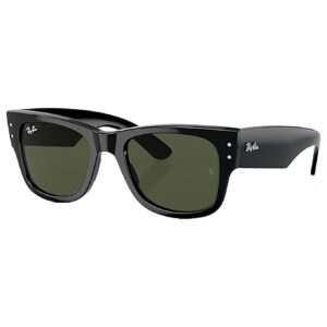 Mega Wayfarer Polished Black Green