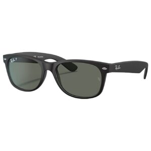 New Wayfarer Matte Rubber Black G-15 Green