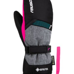 Reusch Flash GORE-TEX Junior Mitten Black/Black Melang/Pink Glo