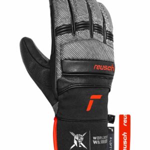 Reusch Alpine Master Black/Silver/Fluo Red