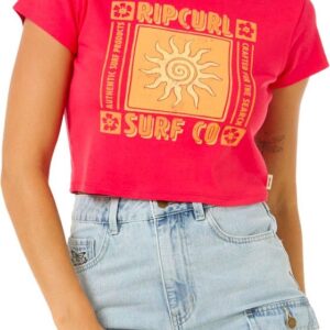 Cala Fitted Tee W Red