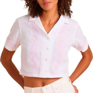 Camp Shirt W Dusty Orchid