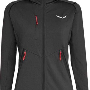 Agner Hybrid Polarlite Durastretch W FZ Hoody Black Out Melange