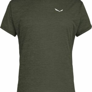 Puez Melange Dry M S/S Tee Faded Green Melange