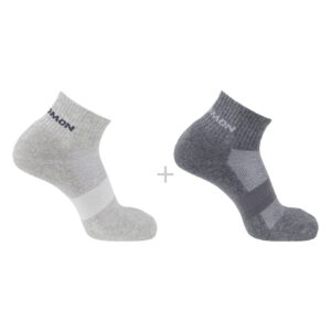 Socks Evasion Ankle 2-Pack Light Grey/Heather Medium