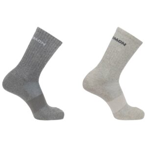 Socks Evasion Crew 2-Pack Light Grey/Heather Medium