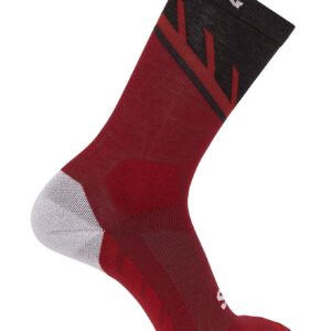 Socks Speedcross Crew Red Dahlia/Black/Poppy Red