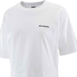 Salomon Logo Short Tee W White