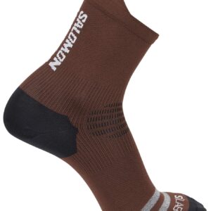 Socks S/Lab Salomon Ultra Crew Decadent Chocolate/Vanilla Ice