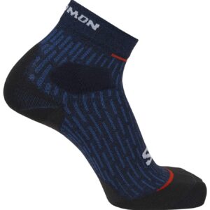 Socks Ultra Glide Ankle Carbon/French Blue/Fiery Red